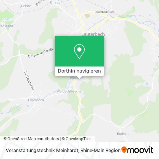 Veranstaltungstechnik Meinhardt Karte