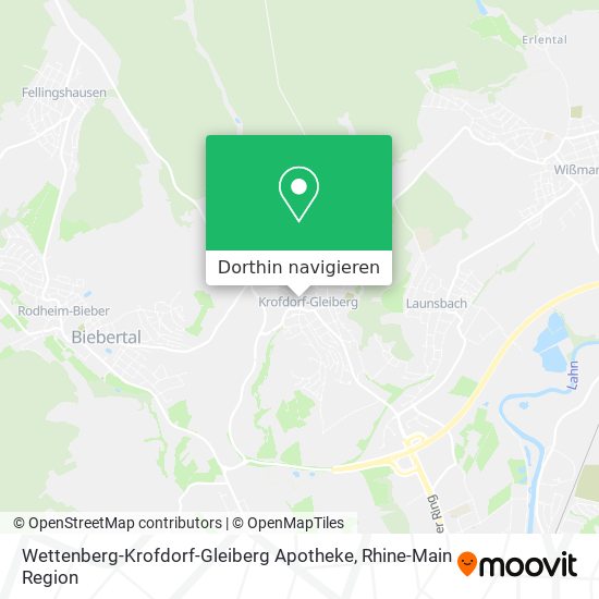Wettenberg-Krofdorf-Gleiberg Apotheke Karte