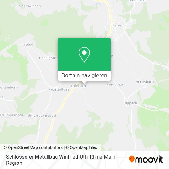 Schlosserei-Metallbau Winfried Uth Karte