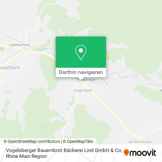 Vogelsberger Bauernbrot Bäckerei Lind GmbH & Co Karte
