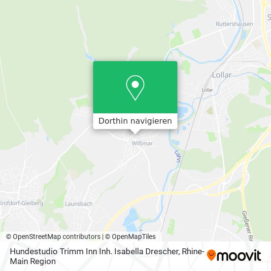Hundestudio Trimm Inn Inh. Isabella Drescher Karte