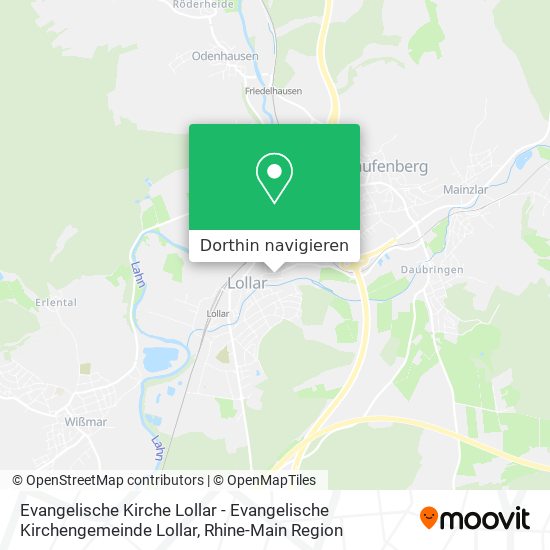 Evangelische Kirche Lollar - Evangelische Kirchengemeinde Lollar Karte