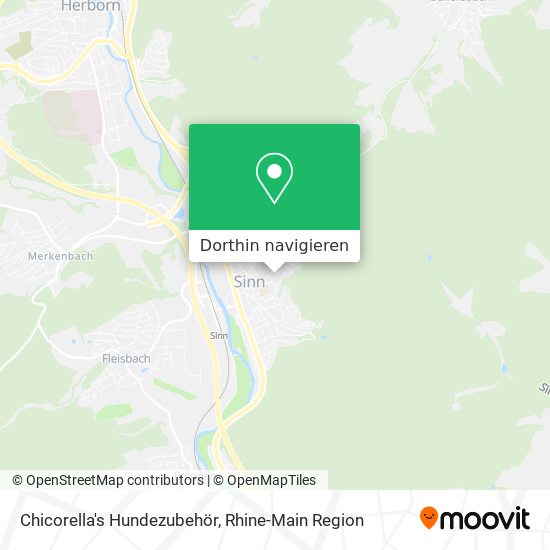 Chicorella's Hundezubehör Karte