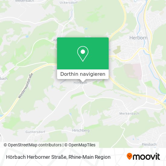 Hörbach Herborner Straße Karte