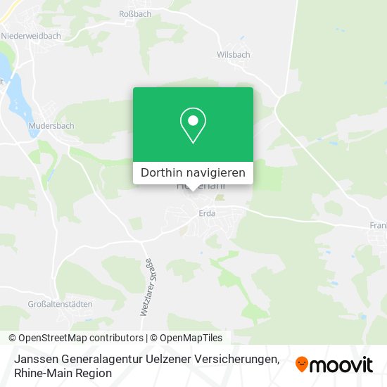 Janssen Generalagentur Uelzener Versicherungen Karte