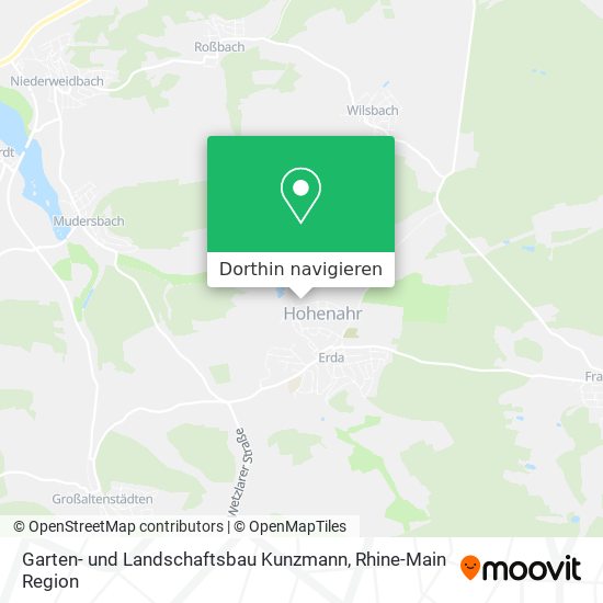 Garten- und Landschaftsbau Kunzmann Karte