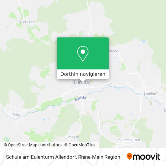 Schule am Eulenturm Allendorf Karte