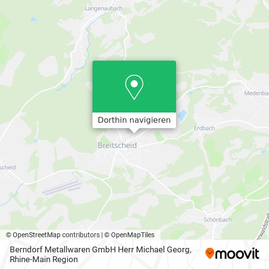 Berndorf Metallwaren GmbH Herr Michael Georg Karte