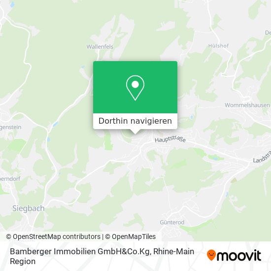 Bamberger Immobilien GmbH&Co.Kg Karte