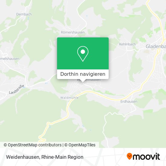 Weidenhausen Karte