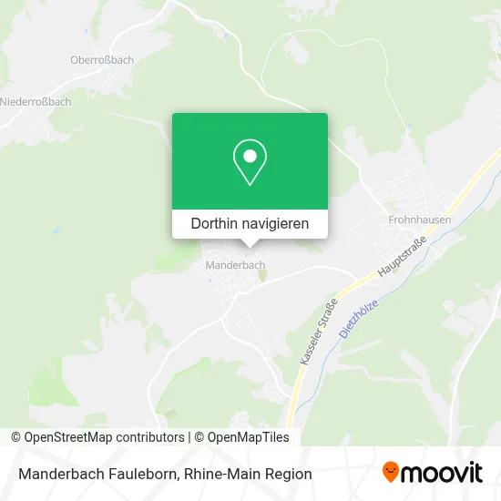 Manderbach Fauleborn Karte