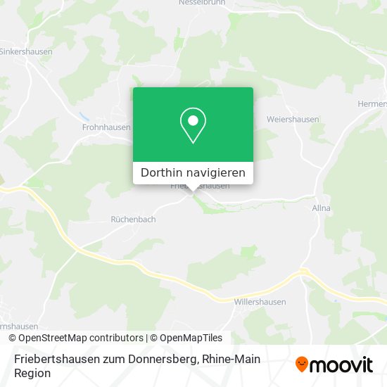 Friebertshausen zum Donnersberg Karte