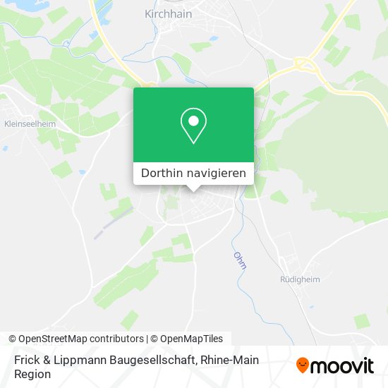 Frick & Lippmann Baugesellschaft Karte