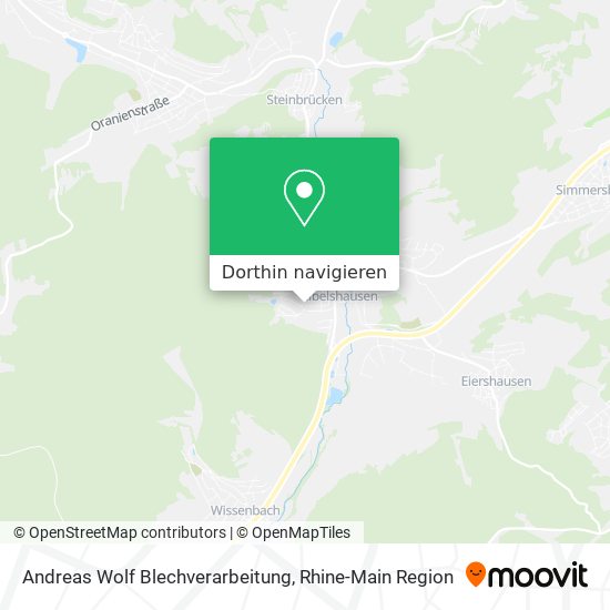 Andreas Wolf Blechverarbeitung Karte