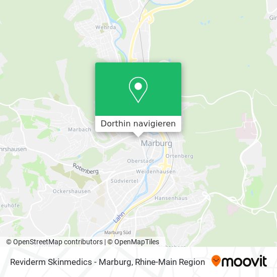 Reviderm Skinmedics - Marburg Karte