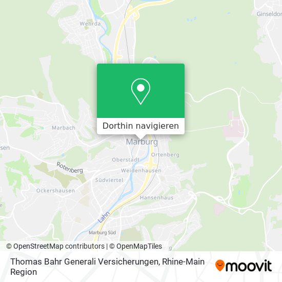 Thomas Bahr Generali Versicherungen Karte
