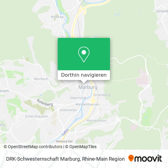 DRK-Schwesternschaft Marburg Karte