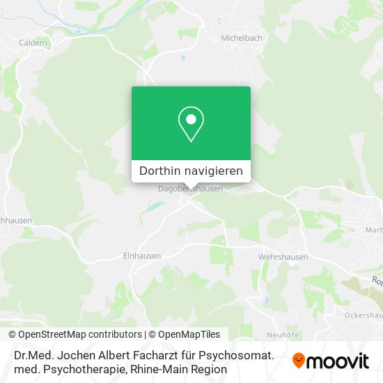 Dr.Med. Jochen Albert Facharzt für Psychosomat. med. Psychotherapie Karte