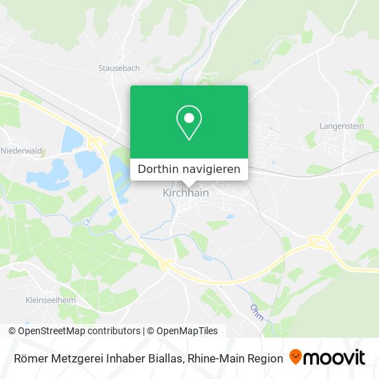 Römer Metzgerei Inhaber Biallas Karte