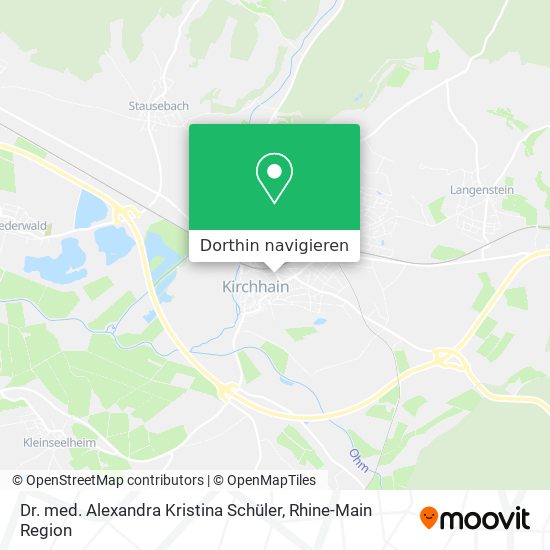 Dr. med. Alexandra Kristina Schüler Karte