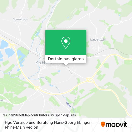 Hge Vertrieb und Beratung Hans-Georg Ebinger Karte
