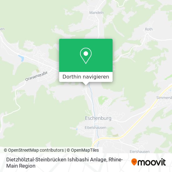 Dietzhölztal-Steinbrücken Ishibashi Anlage Karte