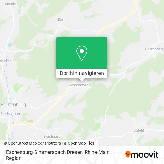 Eschenburg-Simmersbach Dresen Karte