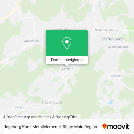 Ingeborg Kunz Metallelemente Karte