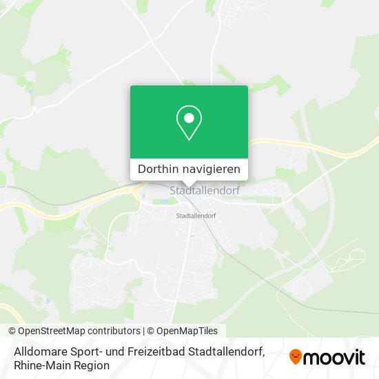 Alldomare Sport- und Freizeitbad Stadtallendorf Karte