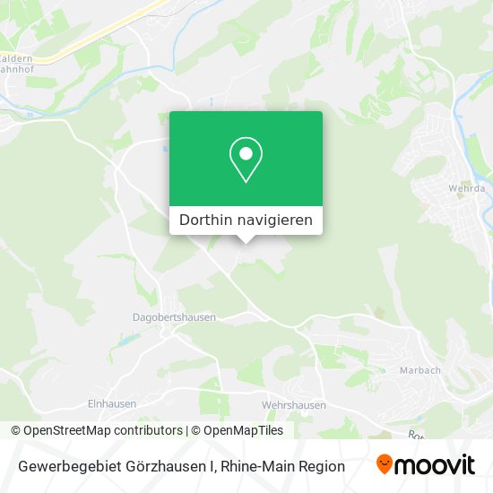 Gewerbegebiet Görzhausen I Karte