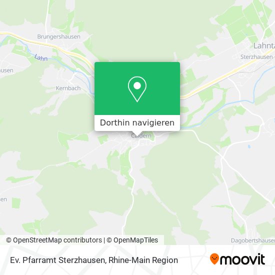 Ev. Pfarramt Sterzhausen Karte