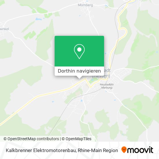 Kalkbrenner Elektromotorenbau Karte