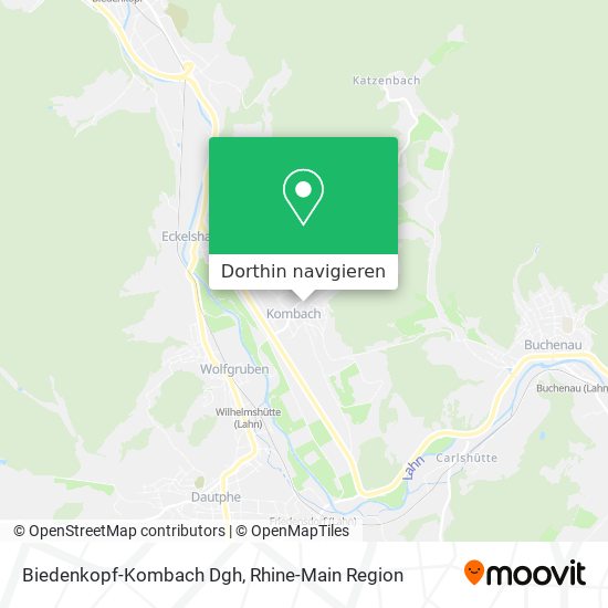 Biedenkopf-Kombach Dgh Karte