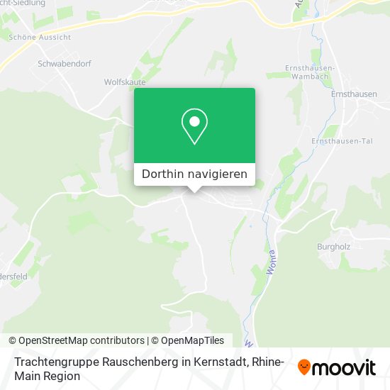 Trachtengruppe Rauschenberg in Kernstadt Karte