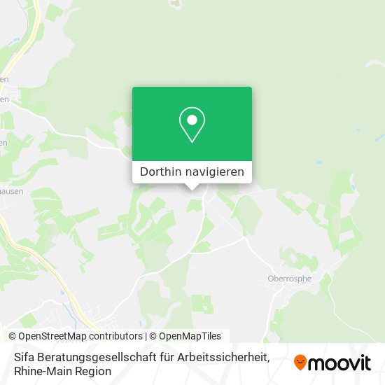 Sifa Beratungsgesellschaft für Arbeitssicherheit Karte