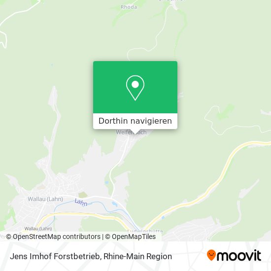 Jens Imhof Forstbetrieb Karte