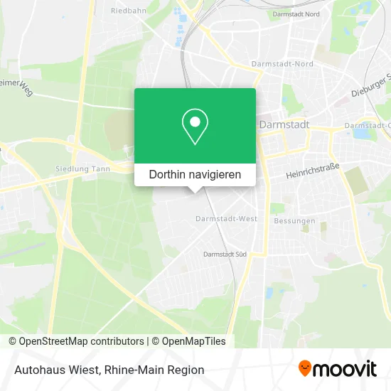 Autohaus Wiest Karte