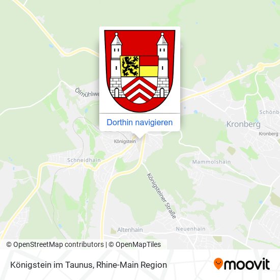 Königstein im Taunus Karte
