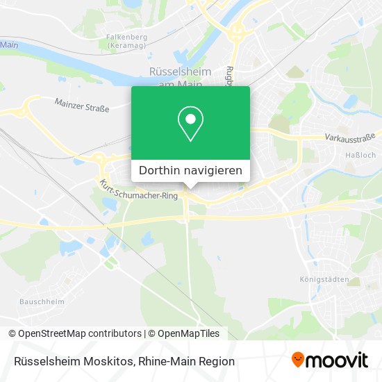 Rüsselsheim Moskitos Karte