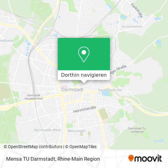 Mensa TU Darmstadt Karte