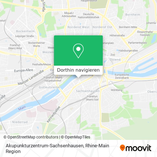 Akupunkturzentrum-Sachsenhausen Karte