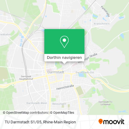 TU Darmstadt S1/05 Karte