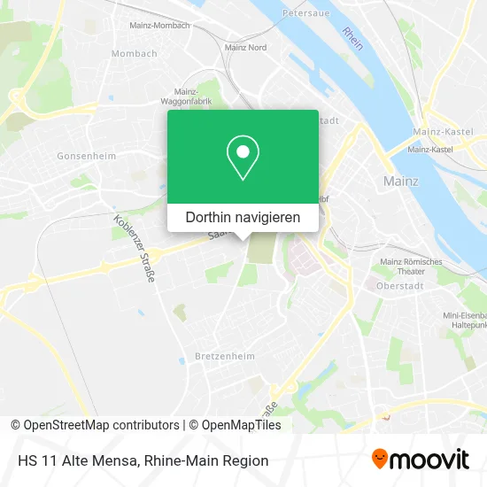 HS 11 Alte Mensa Karte