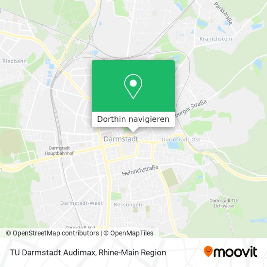 TU Darmstadt Audimax Karte