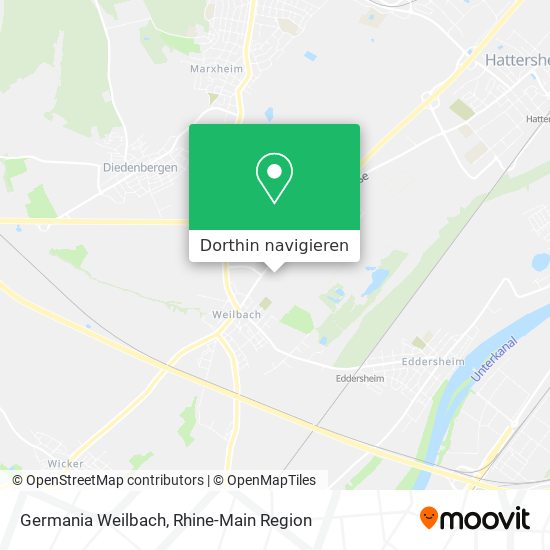 Germania Weilbach Karte