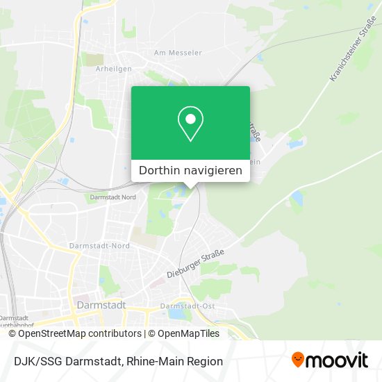 DJK/SSG Darmstadt Karte
