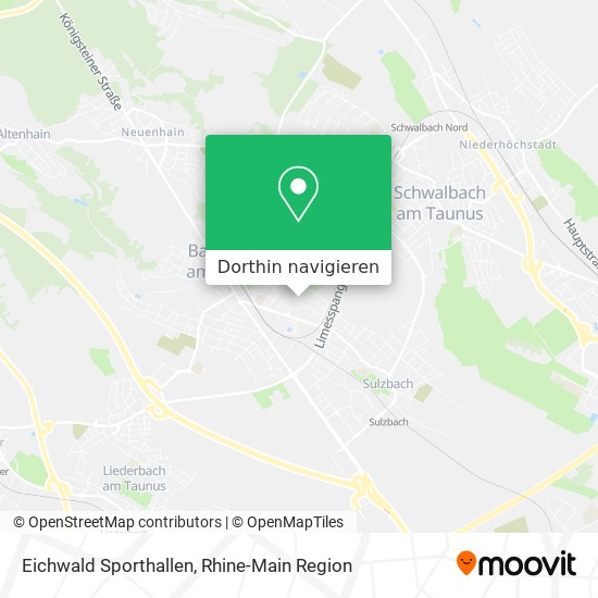 Eichwald Sporthallen Karte