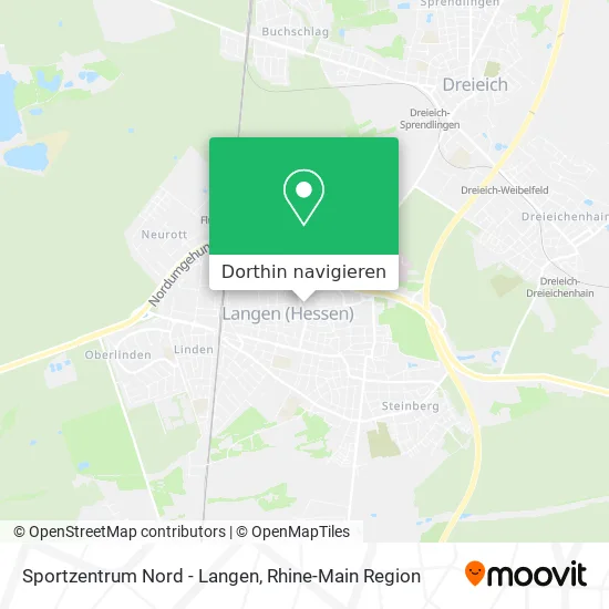 Sportzentrum Nord - Langen Karte