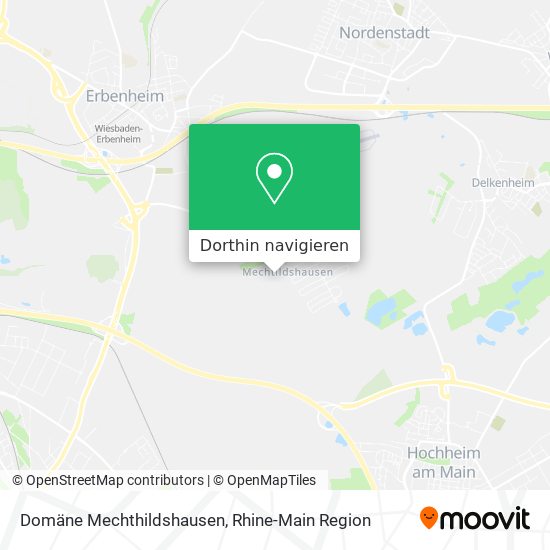 Domäne Mechthildshausen Karte