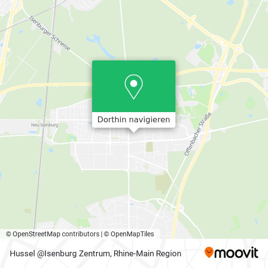 Hussel @Isenburg Zentrum Karte